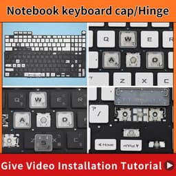 image-Replacement Keycap Key cap Hinge for Asus TUF Gaming 8 F15 FX506 FA506 FA506II FX506H F17 FA706 FA706U FX706 FX706U Keyboard