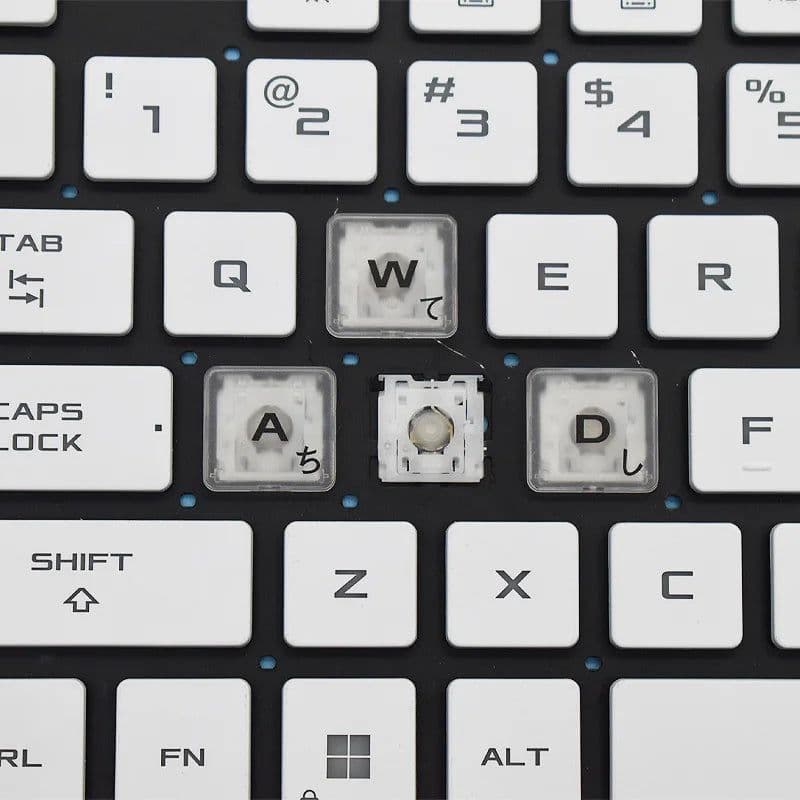 image-Replacement Keycap Key cap Hinge for Asus TUF Gaming 8 F15 FX506 FA506 FA506II FX506H F17 FA706 FA706U FX706 FX706U Keyboard