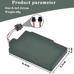 image-DuraPro 6000mAh Li-ion Bateria WUP-001 WUP-012 Battery for Nintendo Wii U Gamepad WUP-010 Battery with free Tool