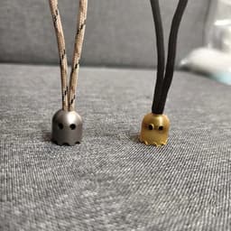 image-EDC Ultem PEI Titanium Beads A Kinife Pendant Paracord Outdoor Decorations Necklace Bracelet Camping Gear EDC Tools
