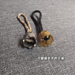 image-EDC Ultem PEI Titanium Beads A Kinife Pendant Paracord Outdoor Decorations Necklace Bracelet Camping Gear EDC Tools