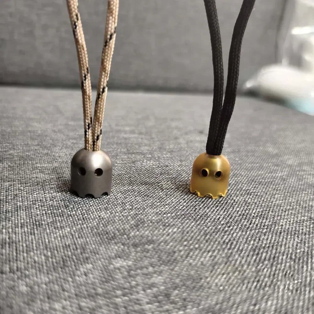 image-EDC Ultem PEI Titanium Beads A Kinife Pendant Paracord Outdoor Decorations Necklace Bracelet Camping Gear EDC Tools
