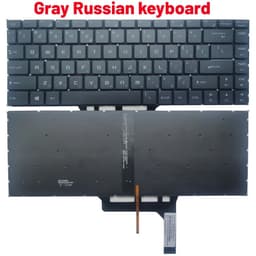 image-Russian/US/Spanish laptop keyboard for MSI GF63 8RC 8RD MS-16R1 MS-16R4 GF65 Thin 9SD 9SE 10SD 10SE MS-16W1 GS65 GS65VR MS-16Q1