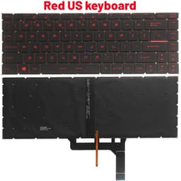 image-Russian/US/Spanish laptop keyboard for MSI GF63 8RC 8RD MS-16R1 MS-16R4 GF65 Thin 9SD 9SE 10SD 10SE MS-16W1 GS65 GS65VR MS-16Q1