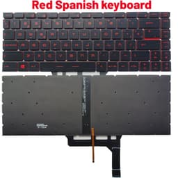 image-Russian/US/Spanish laptop keyboard for MSI GF63 8RC 8RD MS-16R1 MS-16R4 GF65 Thin 9SD 9SE 10SD 10SE MS-16W1 GS65 GS65VR MS-16Q1