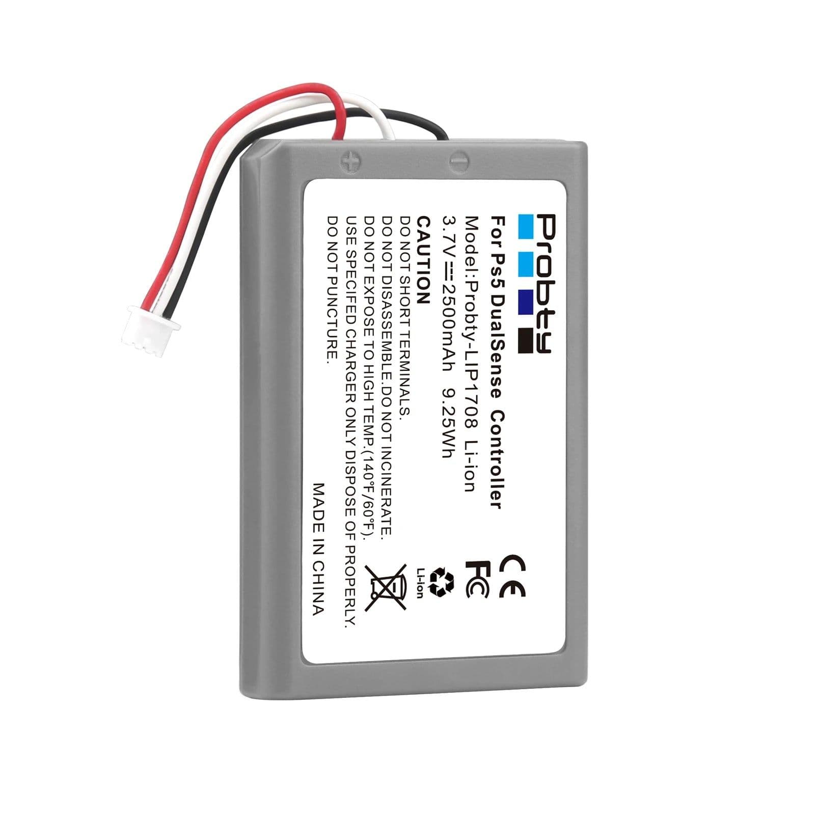 image-3.7V 9.25Wh For Sony PlayStation 5 PS5 DualSense CFI-ZCT1W Wireless Controller Replacement Battery LIP1708