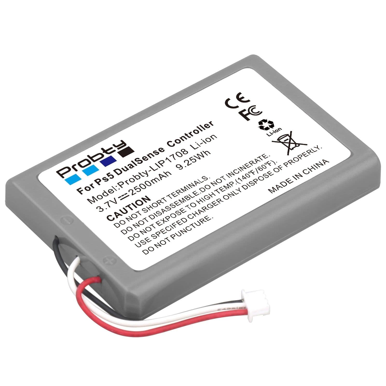 image-3.7V 9.25Wh For Sony PlayStation 5 PS5 DualSense CFI-ZCT1W Wireless Controller Replacement Battery LIP1708