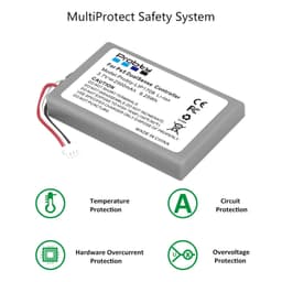 image-3.7V 9.25Wh For Sony PlayStation 5 PS5 DualSense CFI-ZCT1W Wireless Controller Replacement Battery LIP1708