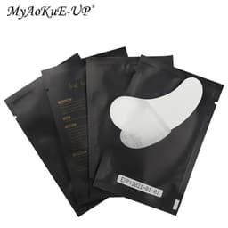 image-HOT 50/100 Pairs Eyelash Pad Gel Patch For Grafting Eyelash Extension Patches eye Tips Sticker Wraps Cosmetic Makeup Tools