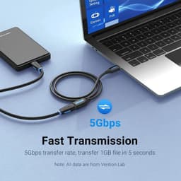 image-Vention USB 3.0 Extension Cable USB 3.0 2.0 Cable Extender Data Cord for PC Smart TV Xbox One SSD Fast Speed USB Cable Extension
