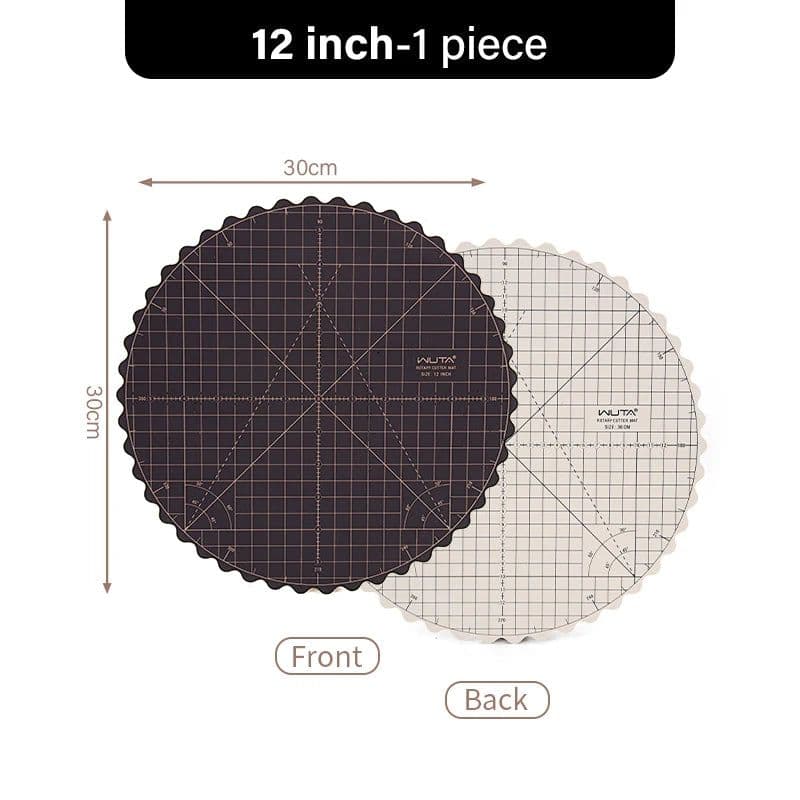 image-WUTA New Fabric Cutting Mat, Leather Cutting Board A1 A2 A3 A4 A5 Professional Self Healing Quality Double-Sided Craft Tool Set