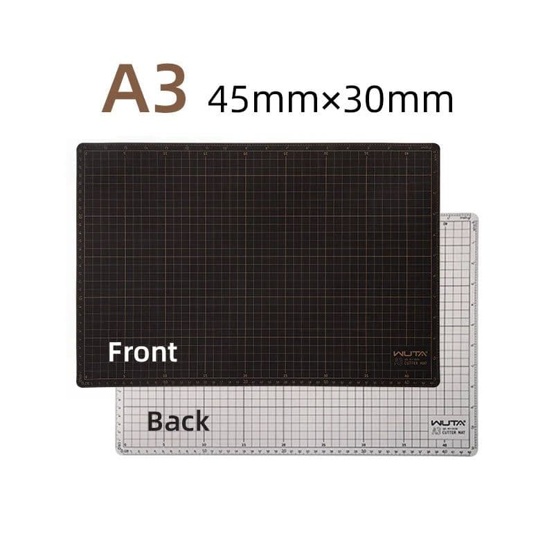 image-WUTA New Fabric Cutting Mat, Leather Cutting Board A1 A2 A3 A4 A5 Professional Self Healing Quality Double-Sided Craft Tool Set