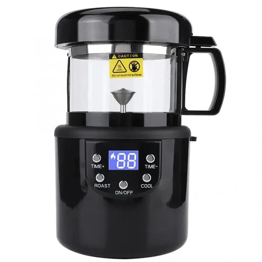 image-New 110g Home Coffee Roaster Electric Mini No Smoke Coffee Beans Baking Roasting Machine 110-240V 1400W Coffee Bean Roaster