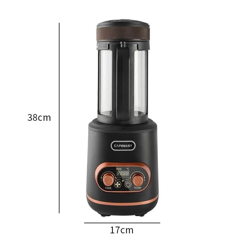 image-New 110g Home Coffee Roaster Electric Mini No Smoke Coffee Beans Baking Roasting Machine 110-240V 1400W Coffee Bean Roaster