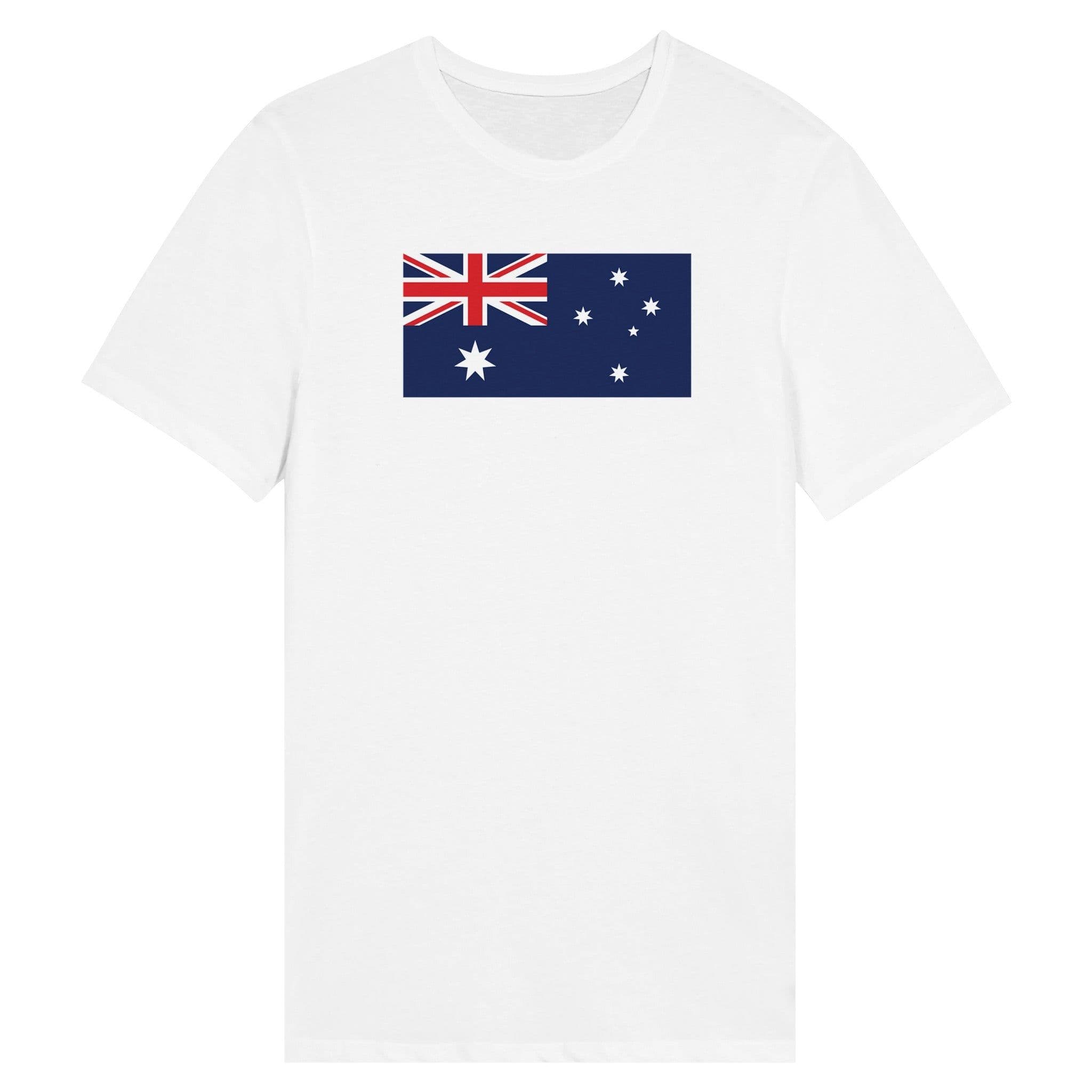 image-Drapeau de l'Australie - T-shirt unisexe en polycoton ras du cou