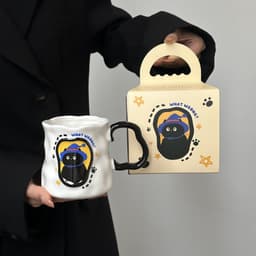 image-Cup Ceramic Hand High Sense Water Cup Box