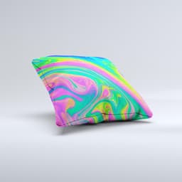 image-Neon Color Fushion V3 Ink-Fuzed Decorative Throw Pillow