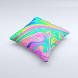 image-Neon Color Fushion V3 Ink-Fuzed Decorative Throw Pillow