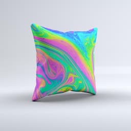 image-Neon Color Fushion V3 Ink-Fuzed Decorative Throw Pillow