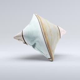 image-Zigzag Vintage Wood Planks ink-Fuzed Decorative Throw Pillow