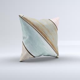 image-Zigzag Vintage Wood Planks ink-Fuzed Decorative Throw Pillow
