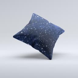 image-Bright Starry Sky Ink-Fuzed Decorative Throw Pillow