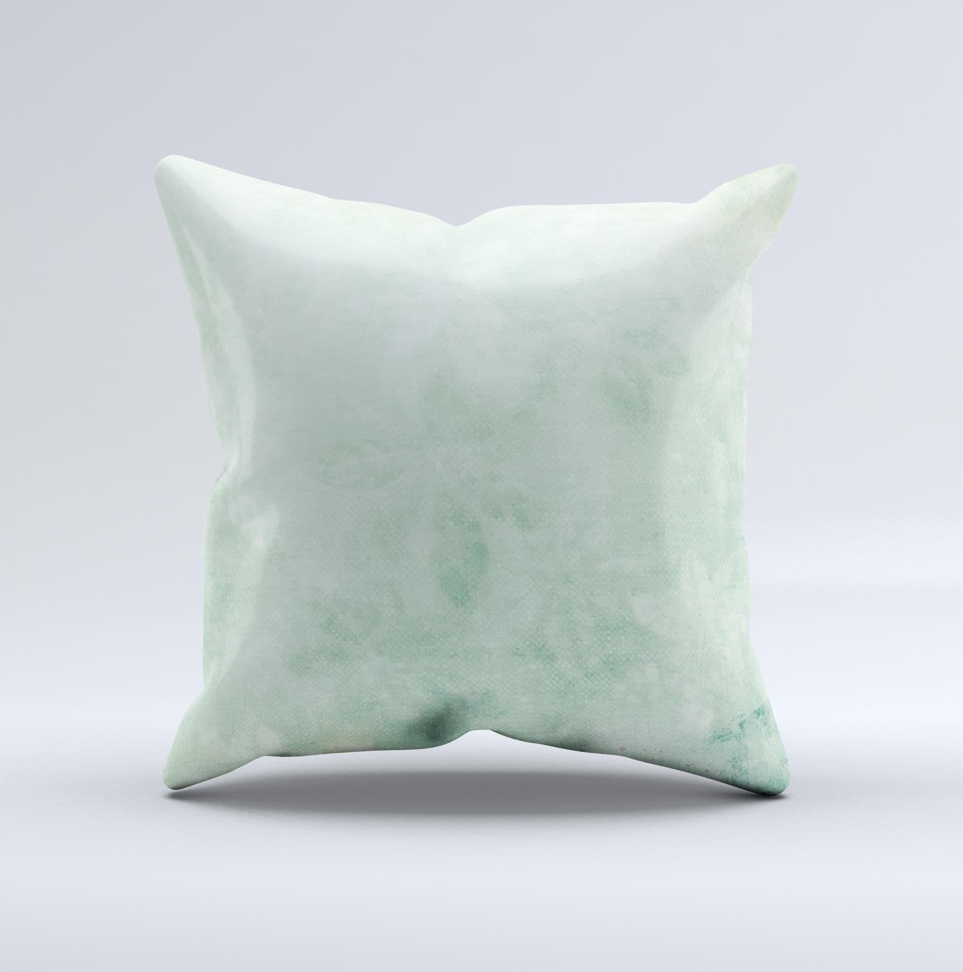 image-Vintage Grungy Green Surface Ink-Fuzed Decorative Throw Pillow