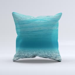 image-Under The Sea V3 Scenery Ink-Fuzed Decorative Throw Pillow