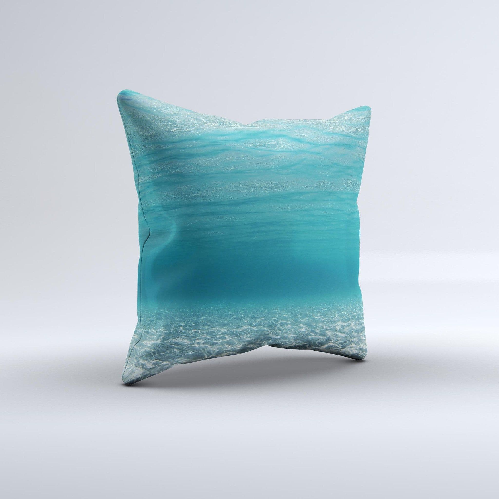 image-Under The Sea V3 Scenery Ink-Fuzed Decorative Throw Pillow