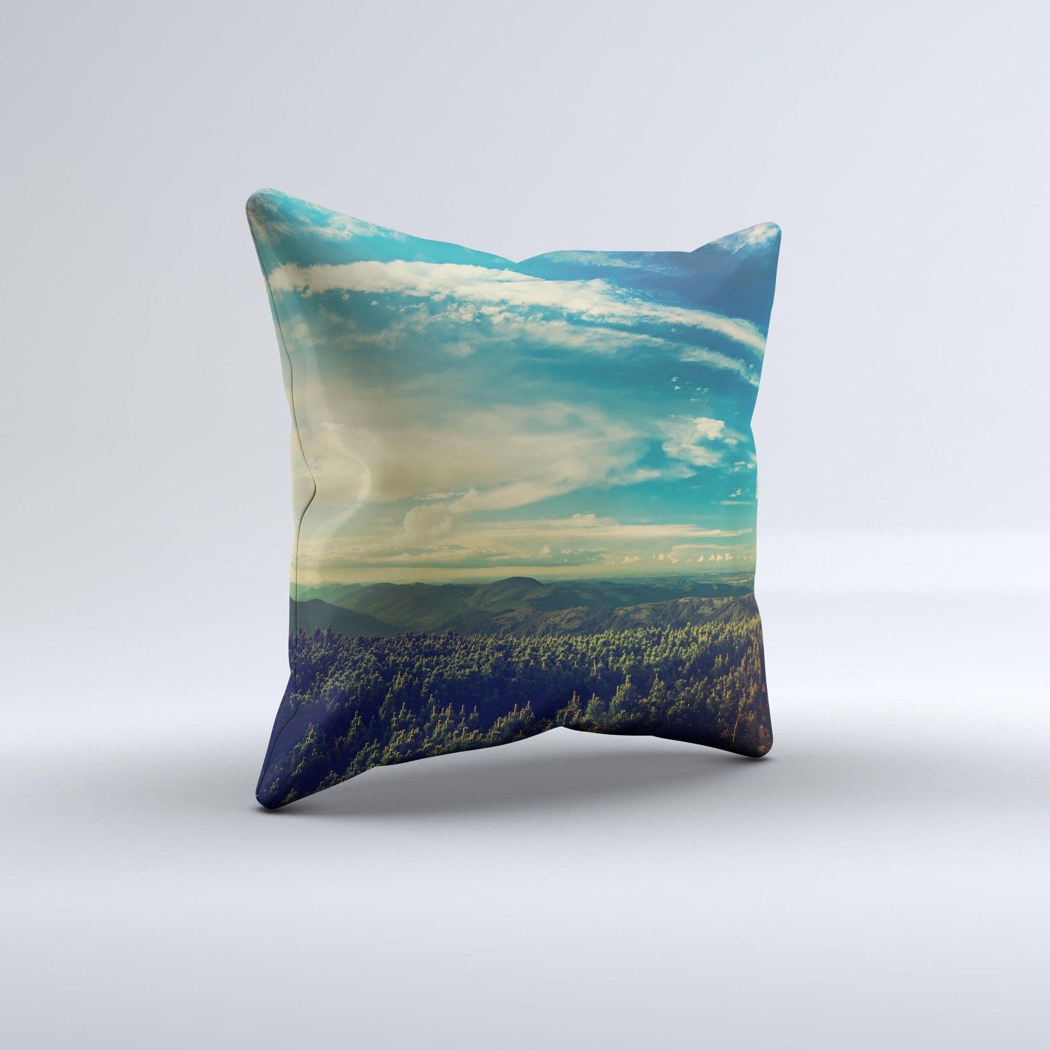 image-The Country Skyline ink-Fuzed Decorative Throw Pillow