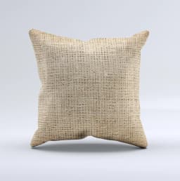 image-Woven Fabric Over Aged Wood ink-Fuzed Decorative Throw Pillow