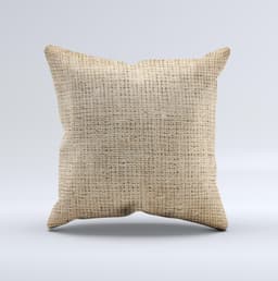 image-Woven Fabric Over Aged Wood ink-Fuzed Decorative Throw Pillow