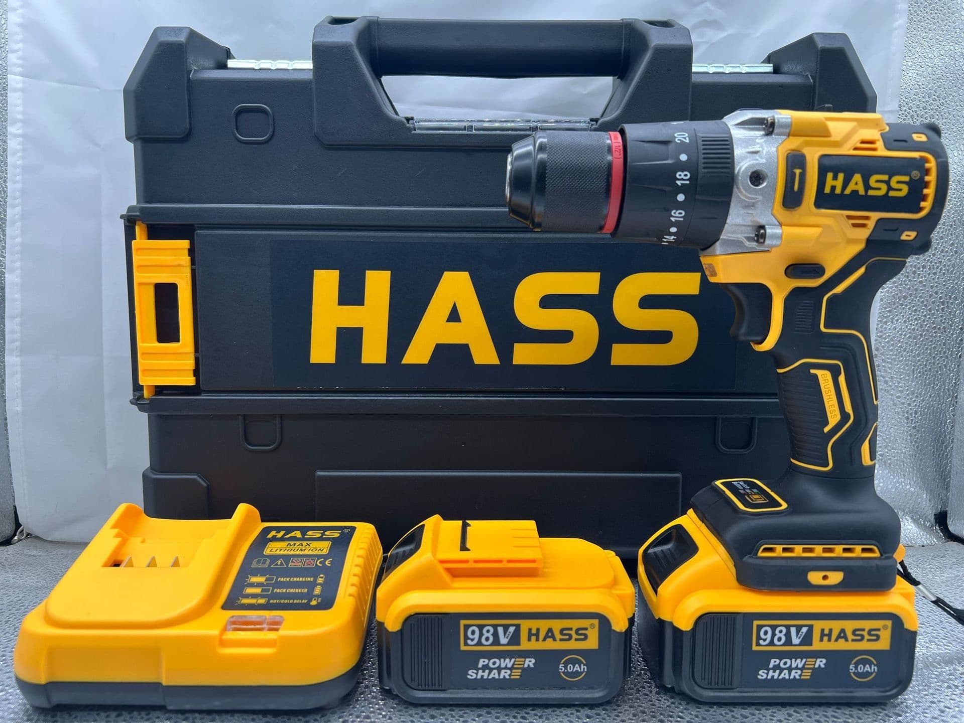 image-Brushless Lithium Battery Impact High Power Rechargeable 13mm Electric Hand Drill