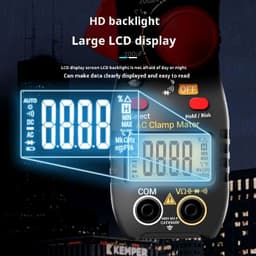 image-Multi functional digital clamp multimeter 500A AC DC voltage