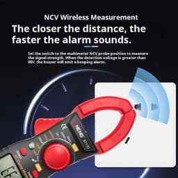 image-Multi functional digital clamp multimeter 500A AC DC voltage
