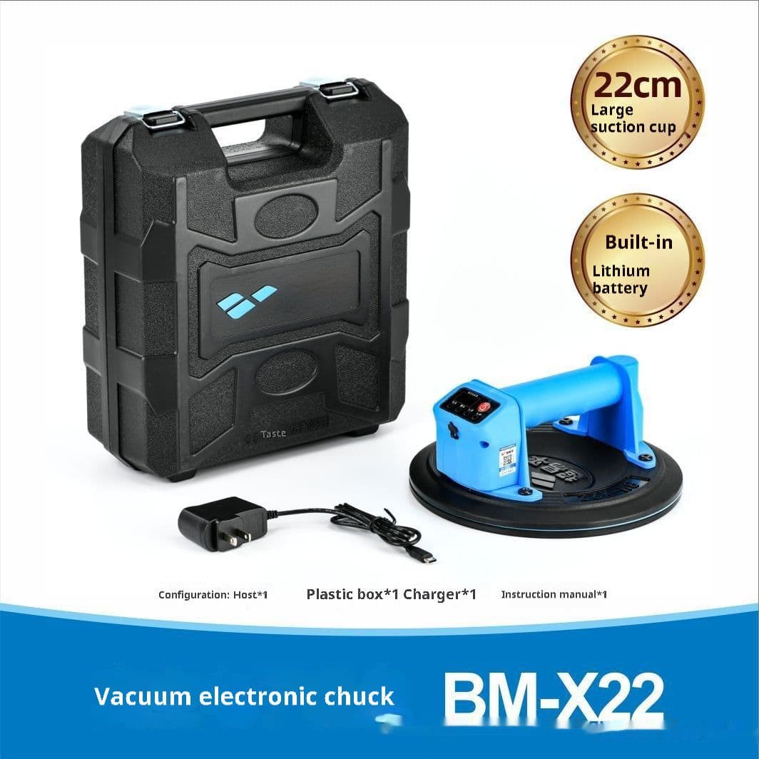 image-Super Easy Flat Tile Suction Cup Vacuum Electric Industrial Grade Strong Large Plate Tile Glass Heavy Duty Handling Sucker