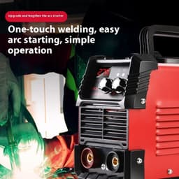 image-Double Voltage Household Small Industrial Welding Machine American Standard 110V Red