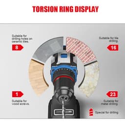 image-Brushless Electric Hand Drill Lithium Electric Drill Multifunctional Electric Screwdriver Electric Drill Set 21 V18v