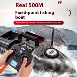 image-Smart Fishing Boat Automatic Return Fishing Remote Controlled Bait Boat High Power Bait Boat