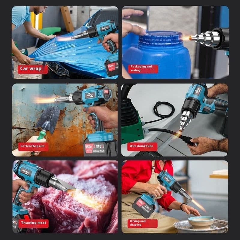 image-Rechargeable Heat Gun Film Temperature Control Wireless