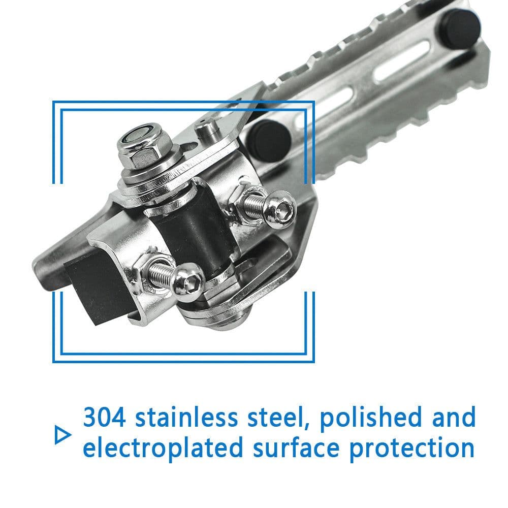 image-Suitable For BMW R1200GS Motorcycle Road Front Foot Pegs Folded