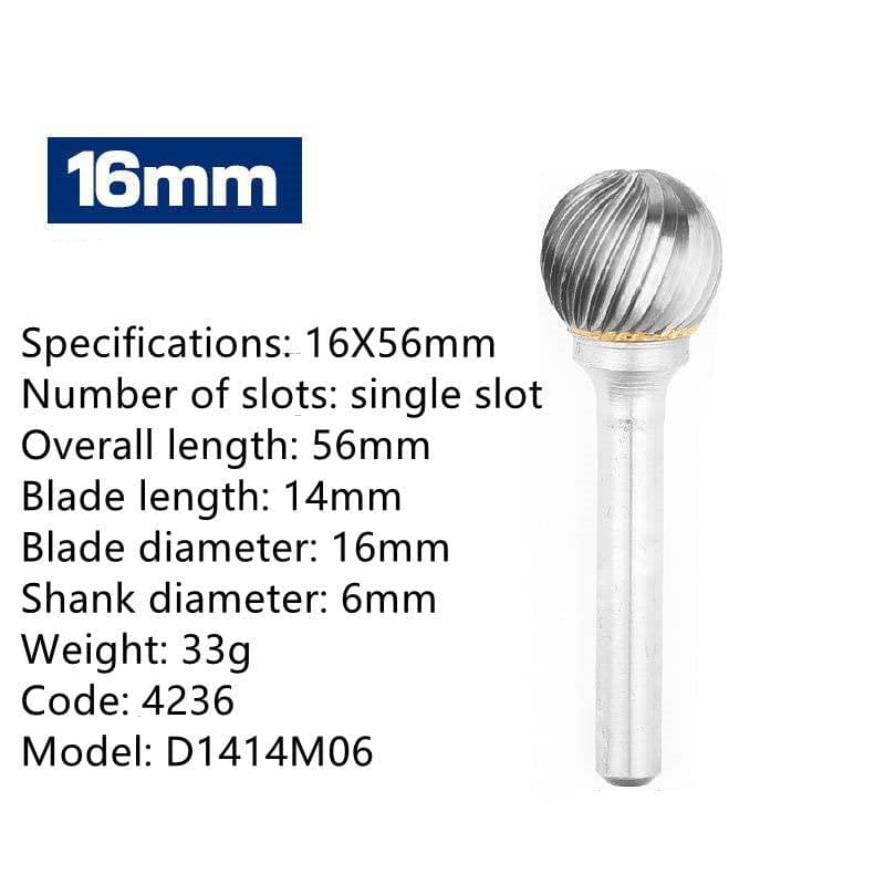 image-Electric Grinding Tungsten Steel Head D Type Ball