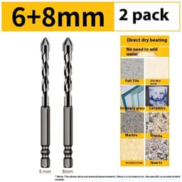 image-Eccentric Alloy Triangular Drill Bit With Crooked Head