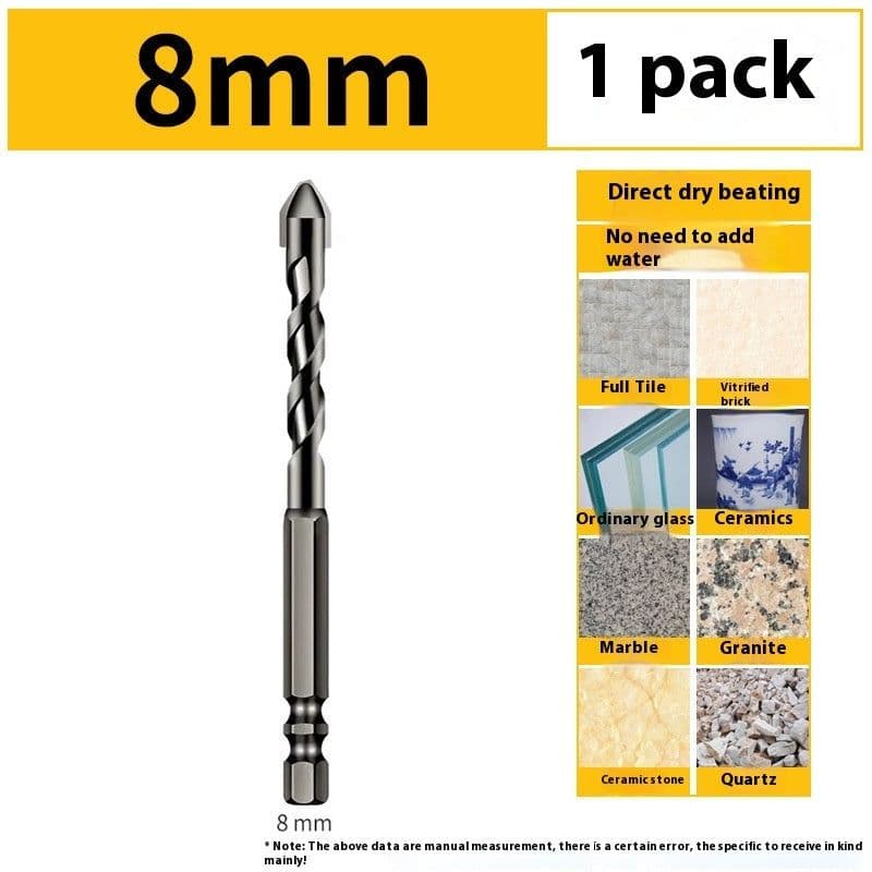 image-Eccentric Alloy Triangular Drill Bit With Crooked Head