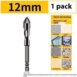 image-Eccentric Alloy Triangular Drill Bit With Crooked Head