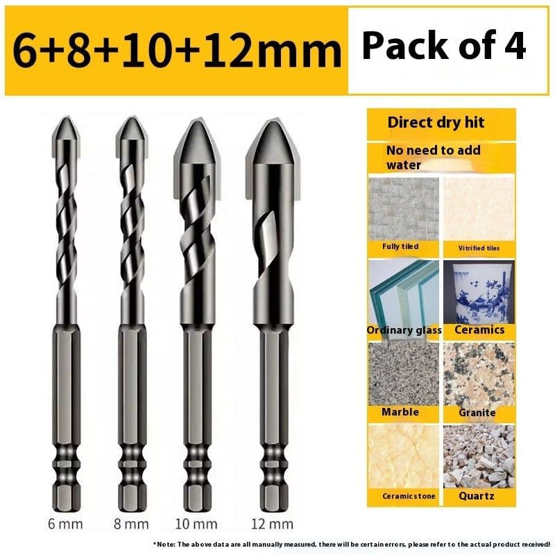 image-Eccentric Alloy Triangular Drill Bit With Crooked Head