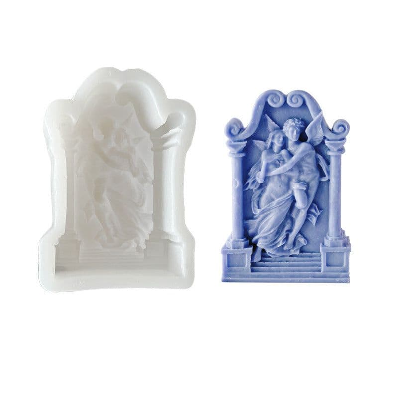 image-Angel Elf Aromatherapy Candle Ornaments Cake Silicone Baking Mold