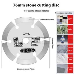 image-3-inch Angle Grinder Saw Blade Ceramic Tile Wood Metal Grinding Wheel Grinding Disc