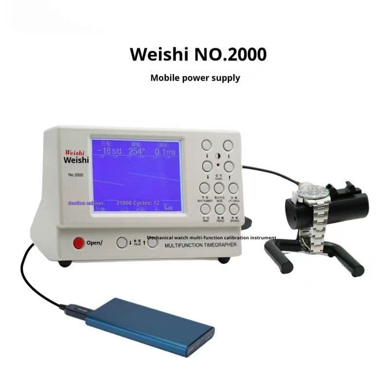 image-Mechanical Watch Timegrapher-dimensional Hour 2000 Meter Calibration And Detection Winding Machine Instantaneous Daily Difference Measurement Free Shipping