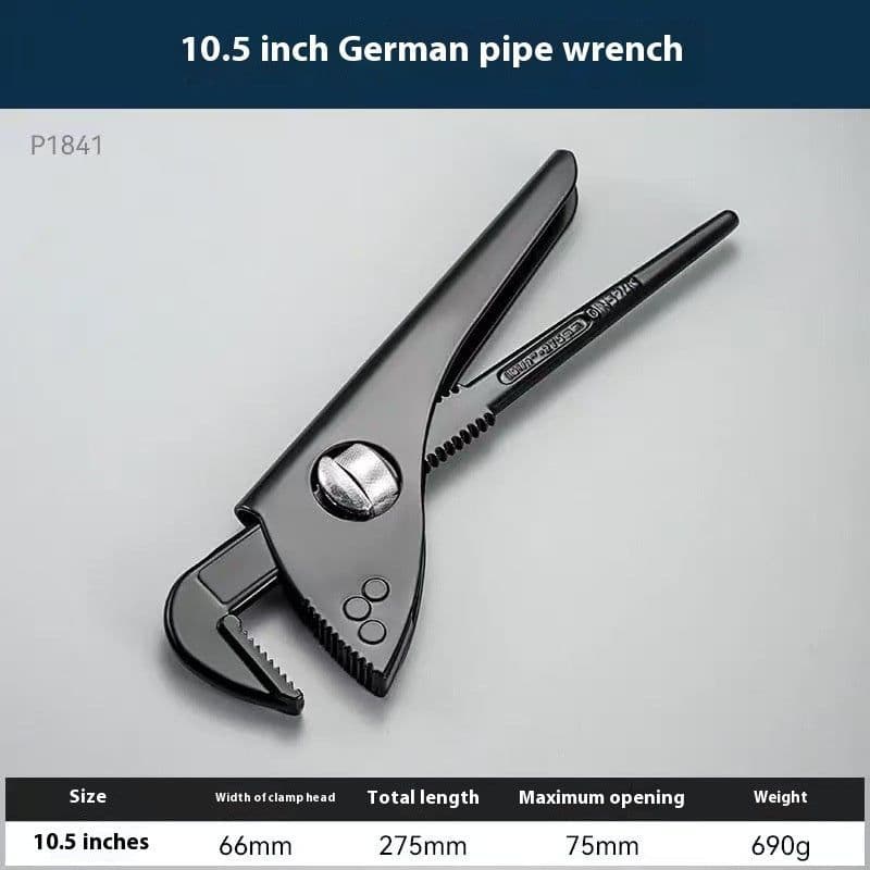 image-Heavy Wrench European-style Heavy-duty Plastic Steel Wrench Nipper For Pipe